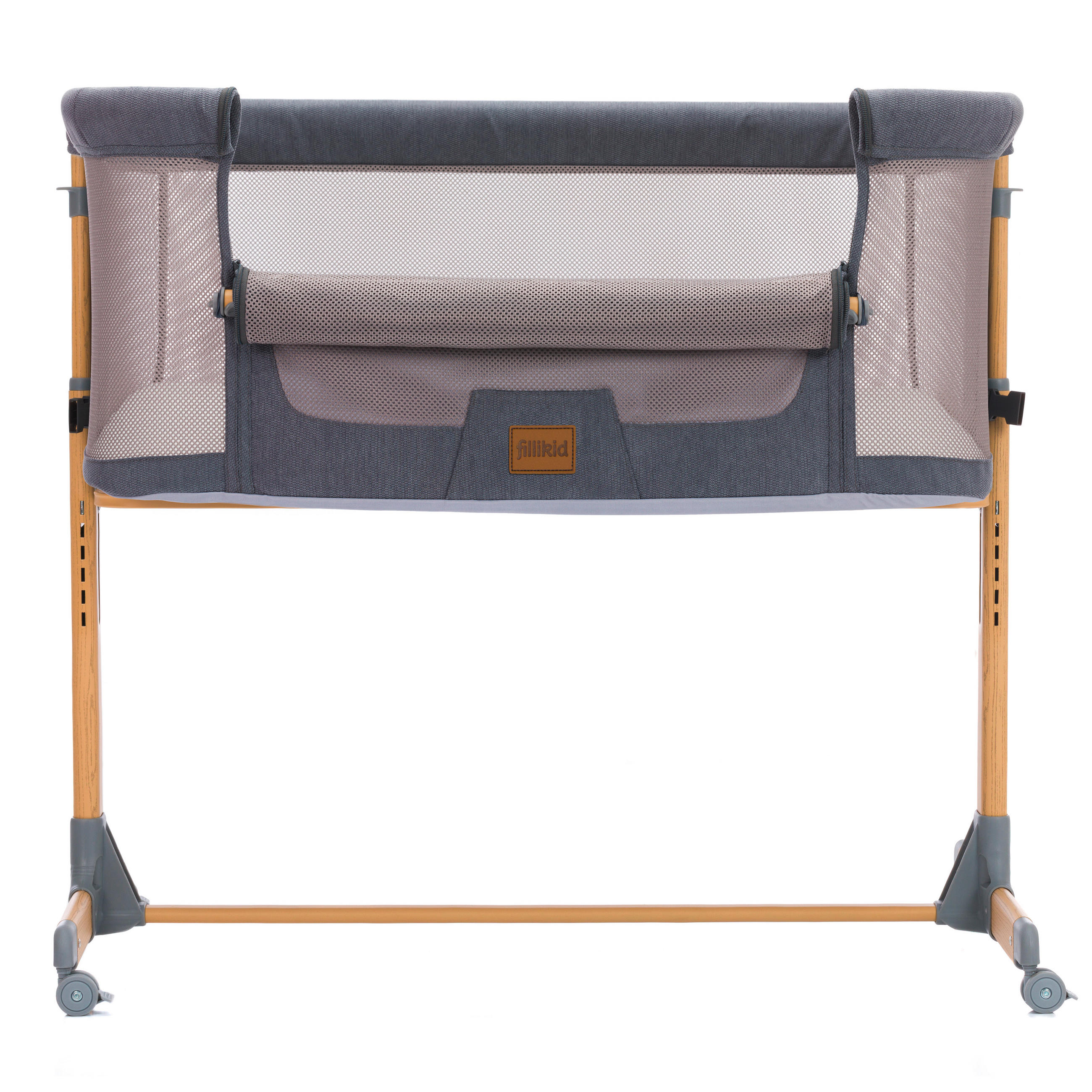 BEISTELLBETT Air 80/45 cm  - Grau, Basics, Textil/Metall (80/45cm) - Fillikid