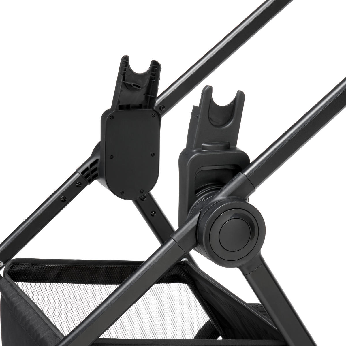 KINDERWAGENSET   schwarz  - Schwarz, Basics, Textil/Metall - My Baby Lou