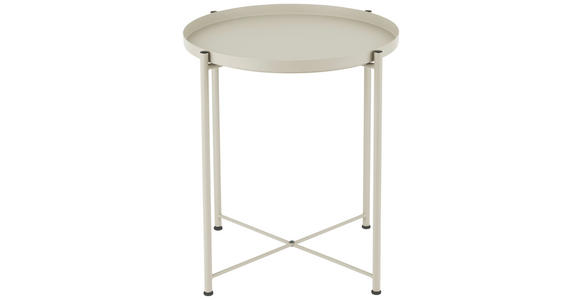 BEISTELLTISCH in Metall 47,5/47,5/53 cm  - Kaschmir, Basics, Metall (47,5/47,5/53cm) - Carryhome