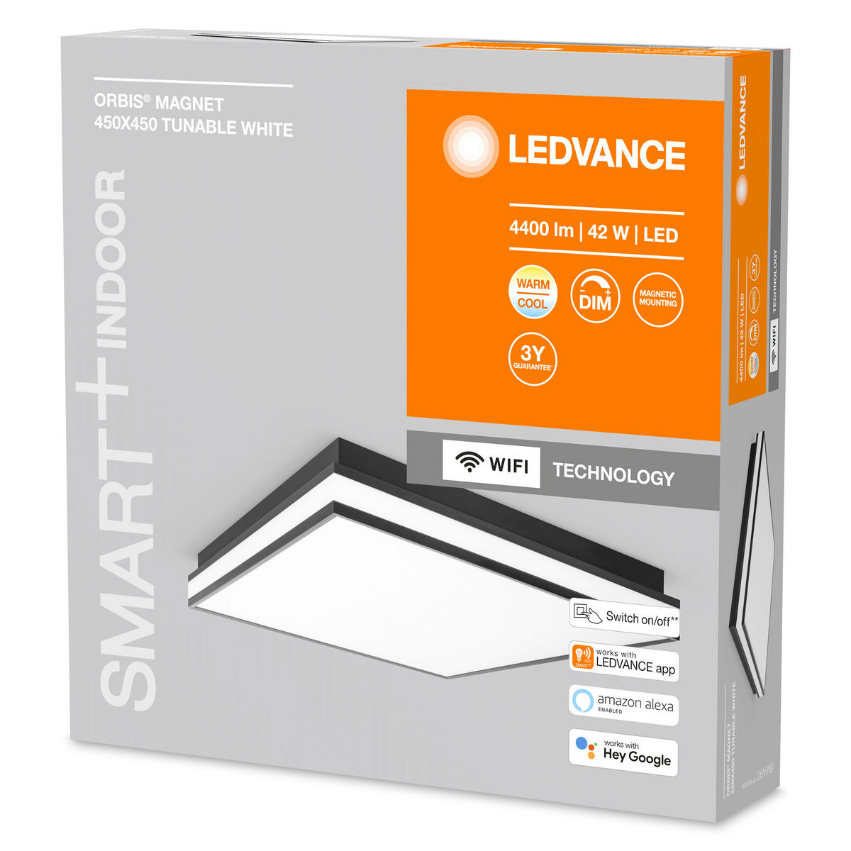 LED-DECKENLEUCHTE 45/45/5 cm    - Basics (45/45/5cm) - Ledvance