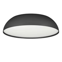 DECKENLEUCHTE Tollos-Z 55/13 cm  - Schwarz/Weiß, Design, Kunststoff/Metall (55/13cm) - Connect Z