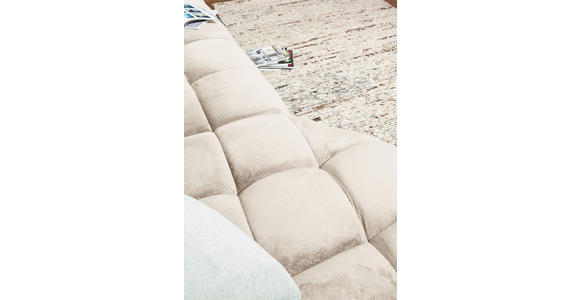 ECKSOFA Beige Flachgewebe  - Beige/Schwarz, MODERN, Kunststoff/Textil (235/275cm) - Landscape