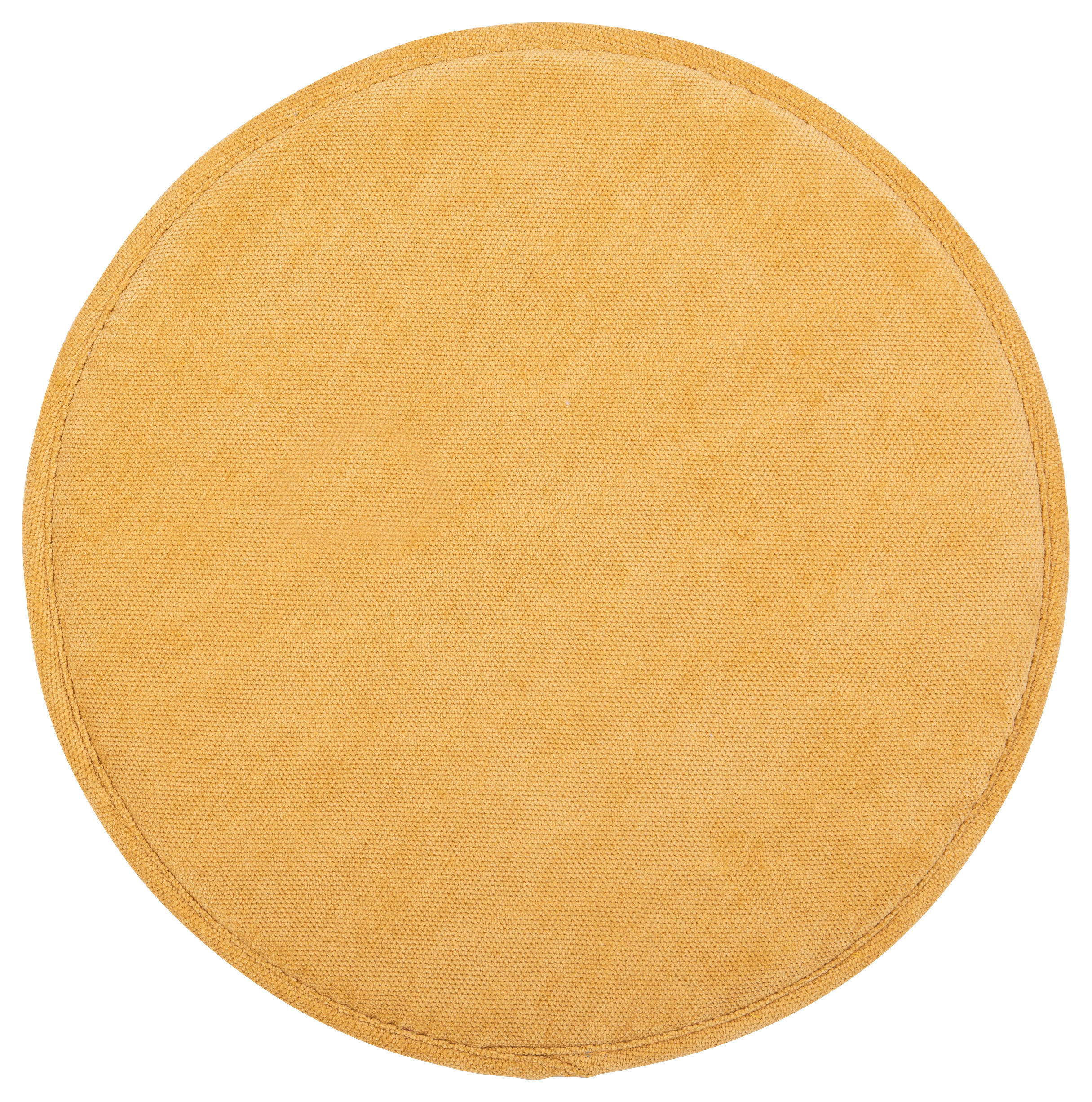 Sitzkissen Campino Honig ⌀ 38 cm Polyester