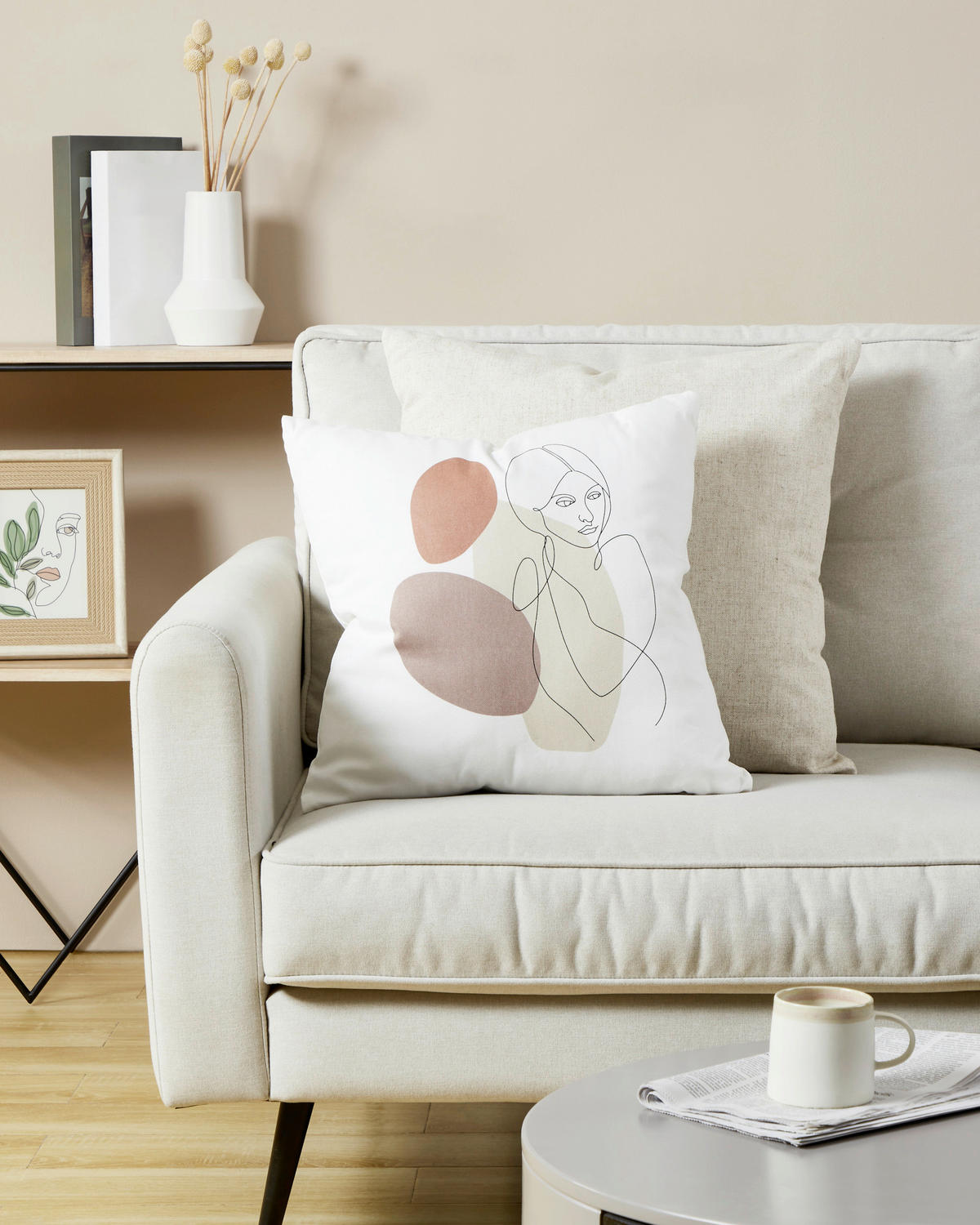 ZIERKISSEN  45/45 cm   - Multicolor, Basics, Textil (45/45cm) - Eglo