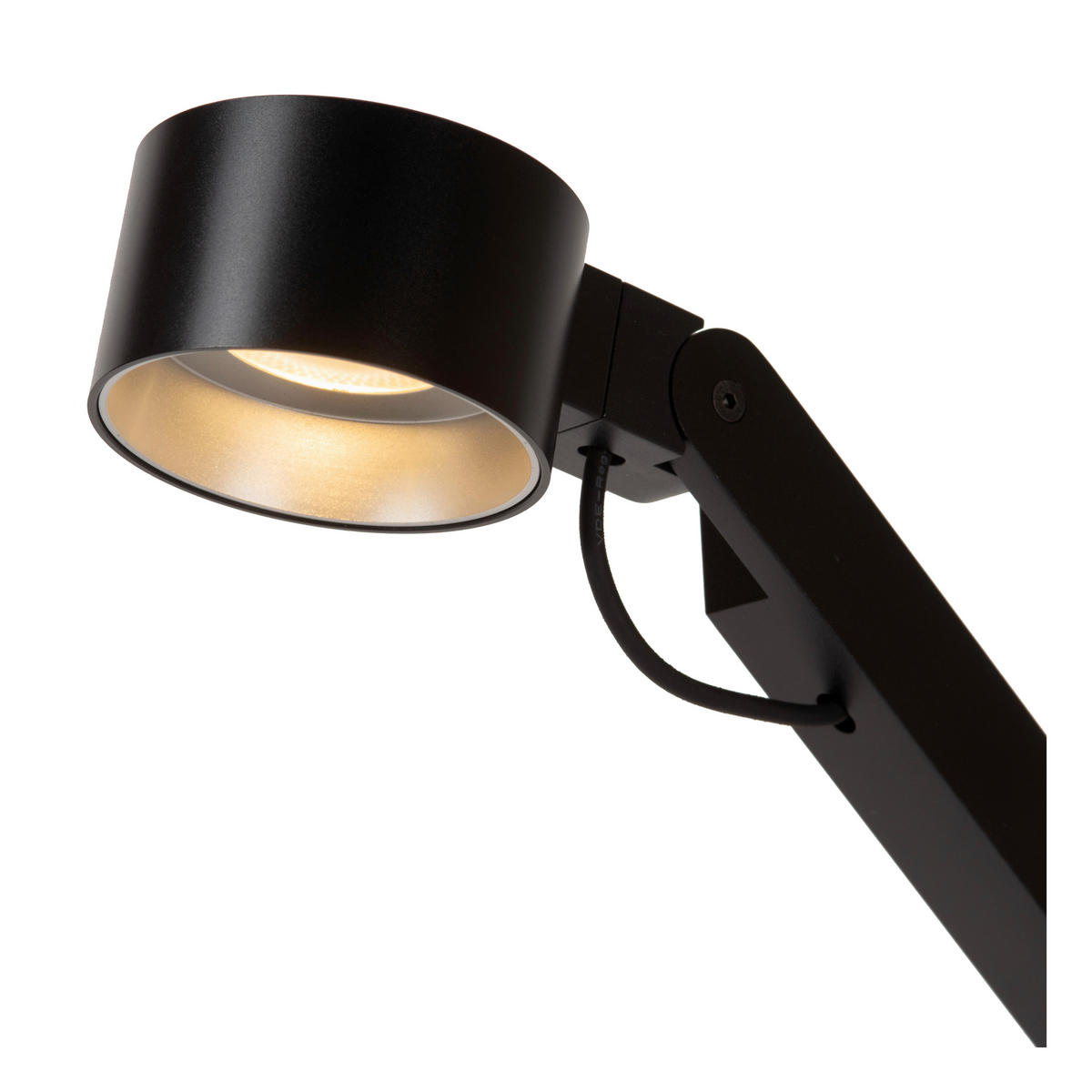 LED-SCHREIBTISCHLEUCHTE OGDEN 49/49/90 cm   - Schwarz, Design, Metall (49/49/90cm) - Lucide