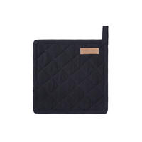 GRYTLAPP svart  - svart, Basics, textil (20/20/0,75cm)