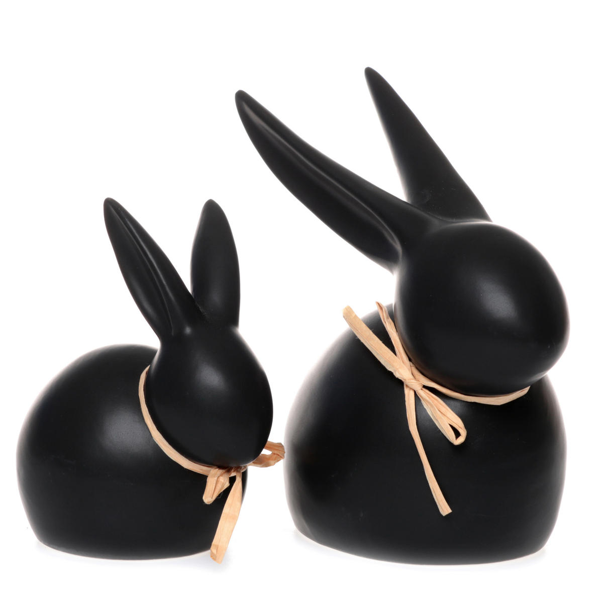 DEKOHASE - Schwarz, LIFESTYLE, Keramik (16/10/17cm)