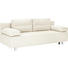 SCHLAFSOFA Webstoff Beige - Beige/Alufarben, Design, Kunststoff/Textil (204/70/80/94cm) - CARRYHOME