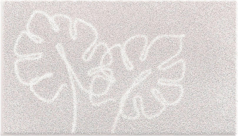 BADEMATTE Beige 60/100 cm  - Beige, Design, Kunststoff/Textil (60/100cm) - Grund