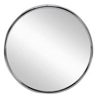 SCHMINKSPIEGEL  - Silberfarben, Basics, Glas/Metall (15cm) - Kleine Wolke