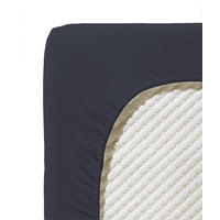SPANNBETTTUCH Jenny C Single-Jersey  - Anthrazit, Basics, Textil (100/200cm) - Fleuresse