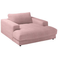 XXL-SESSEL in Chenille Rosa  - Schwarz/Rosa, Design, Kunststoff/Textil (150/86/170cm) - Lomoco