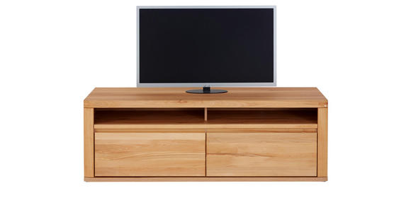 TV-ELEMENT 165/57/51 cm - Silberfarben/Buchefarben, KONVENTIONELL, Holz (165/57/51cm) - Voleo