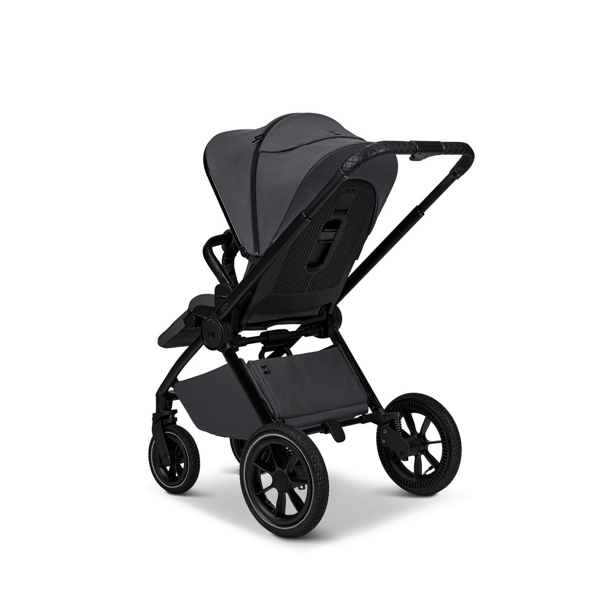 KOMBIKINDERWAGEN Gio+  - Anthrazit, Basics, Textil (103/60/125cm) - Moon Edition