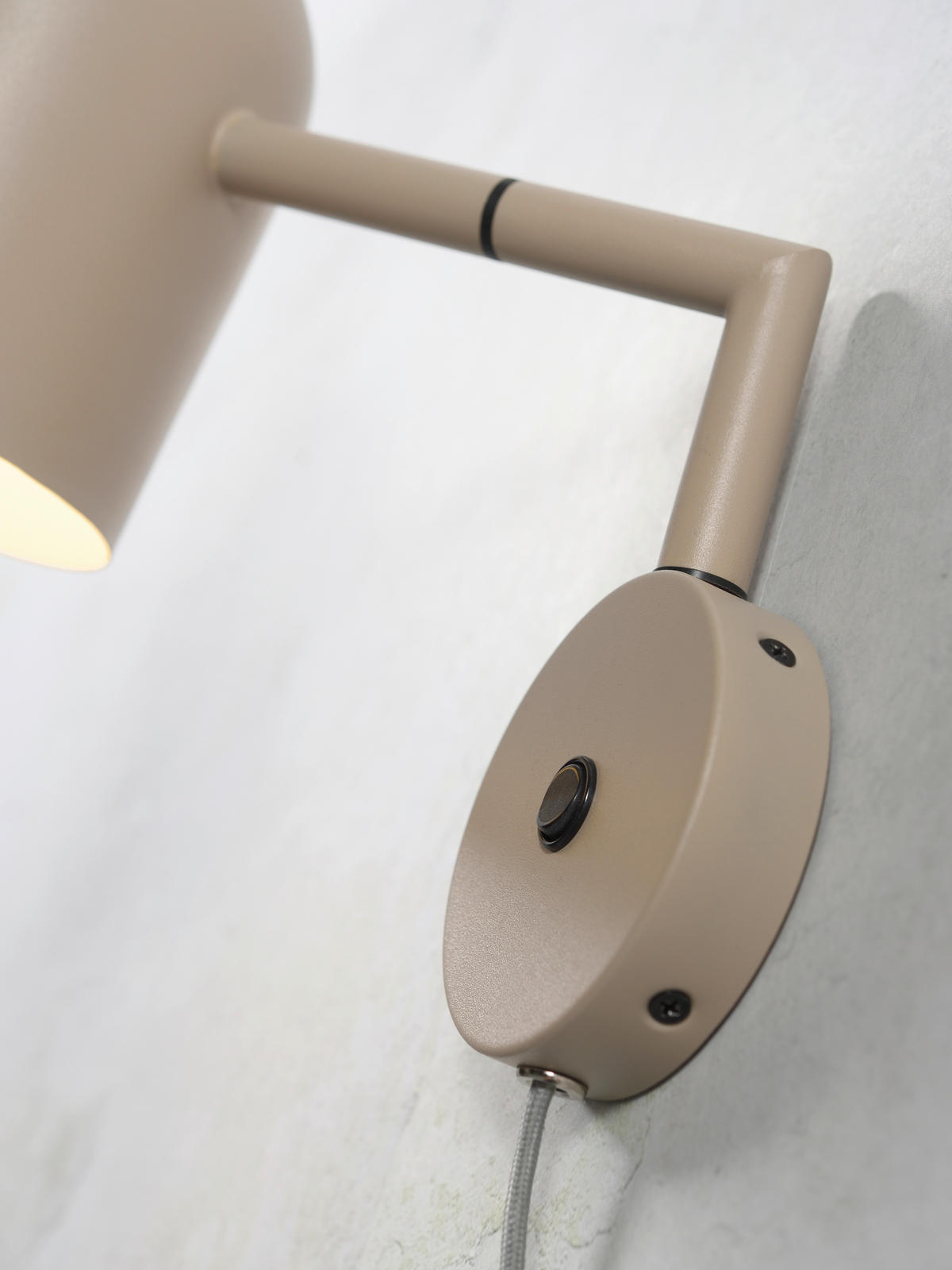 WANDLEUCHTE Marseille 33/15/33 cm   - Sandfarben, Design, Metall (33/15/33cm) - It's about Romi