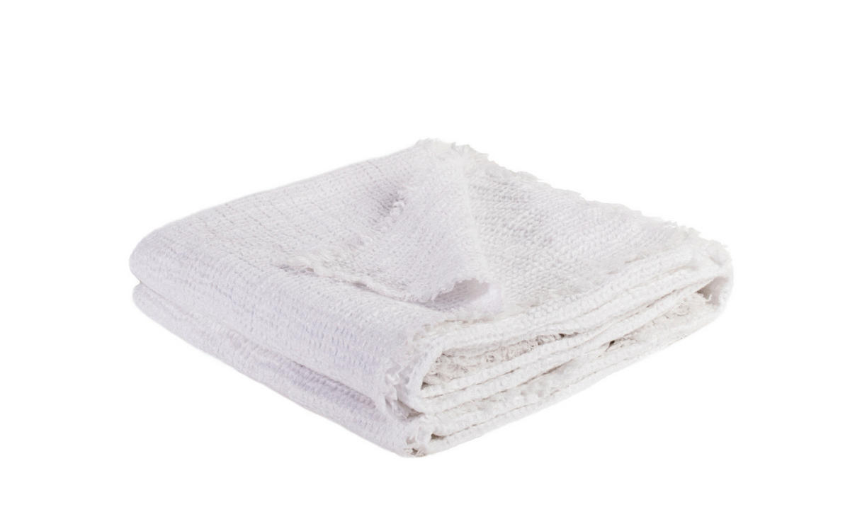 PLAID Honeybee 130/180 cm  - Weiß, KONVENTIONELL, Textil (130/180cm) - Zoeppritz