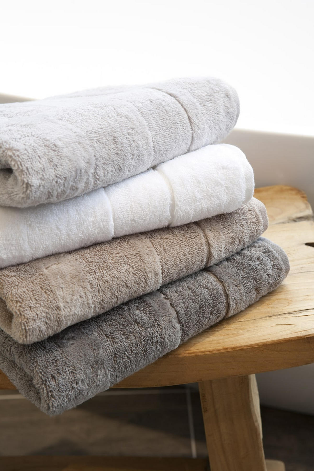 DUSCHTUCH - Beige, Basics, Textil (80/160cm) - Cawoe