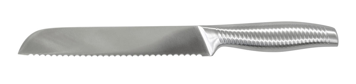 BROTMESSER PERFECT CUT Edelstahl 33 cm  - Edelstahlfarben, Basics, Metall (33cm) - Homeware Profession.