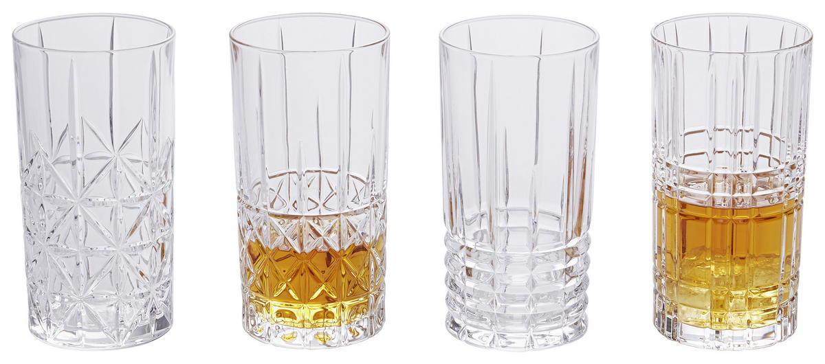 GLÄSERSET HIGHLAND  4-teilig  - Klar, KONVENTIONELL, Glas (445ml) - Nachtmann