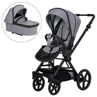 KINDERWAGENSET IVY GTR Outdoor  - Schwarz/Grau, Basics, Textil/Metall (94/58/119cm) - Hartan