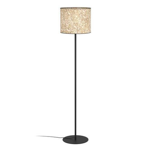 STOJACÍ LAMPA, 36/162/36 cm  - černá/zelená, Basics, kov/textil (36/162/36cm)