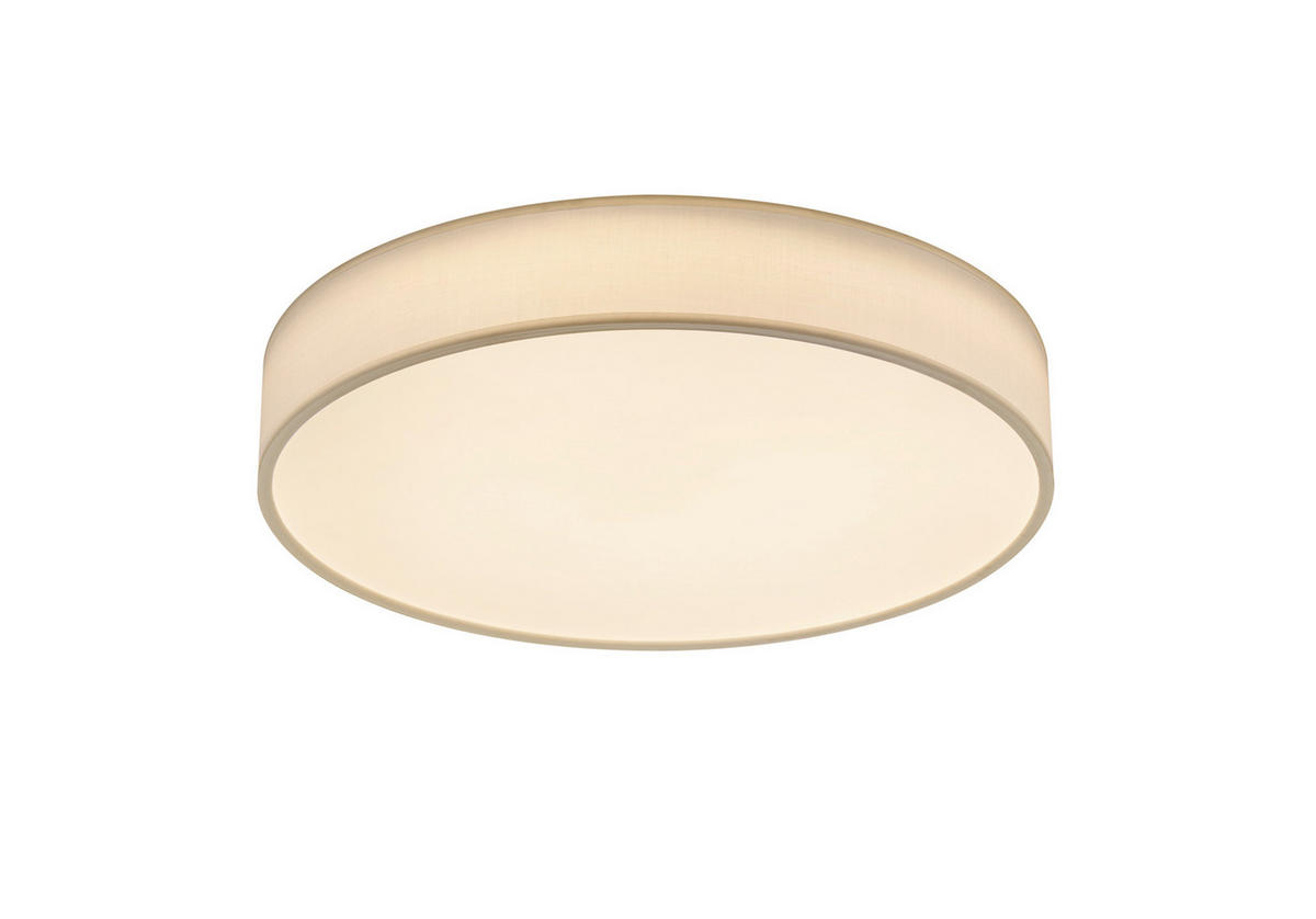 LED-DECKENLEUCHTE  60/10 cm    - Weiss, Basics, Textil (60/10cm) - Trio Leuchten