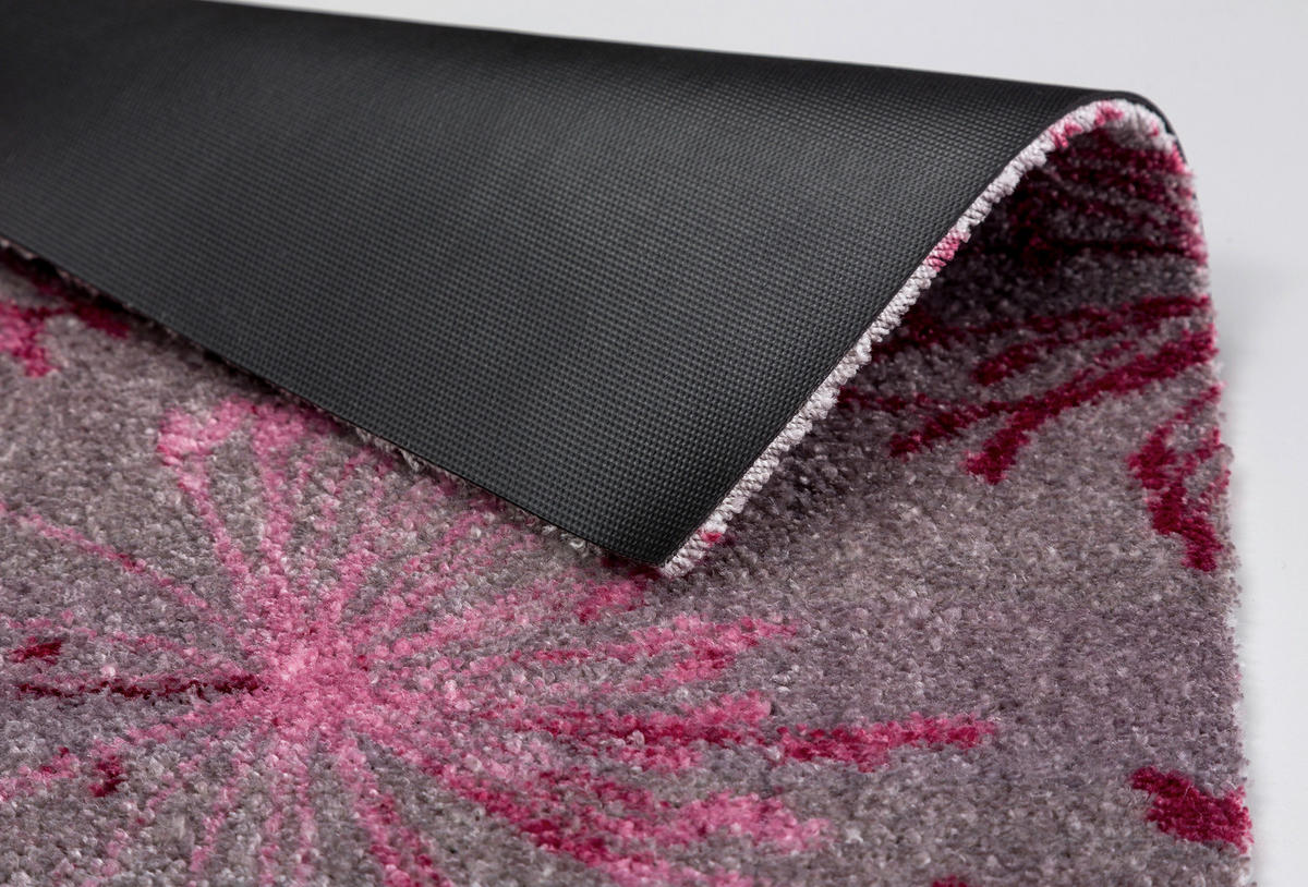 FUSSMATTE  50/70 cm  Grau, Rosa, Pink  Abstraktes  - Pink/Rosa, KONVENTIONELL, Textil (50/70cm) - Schöner Wohnen