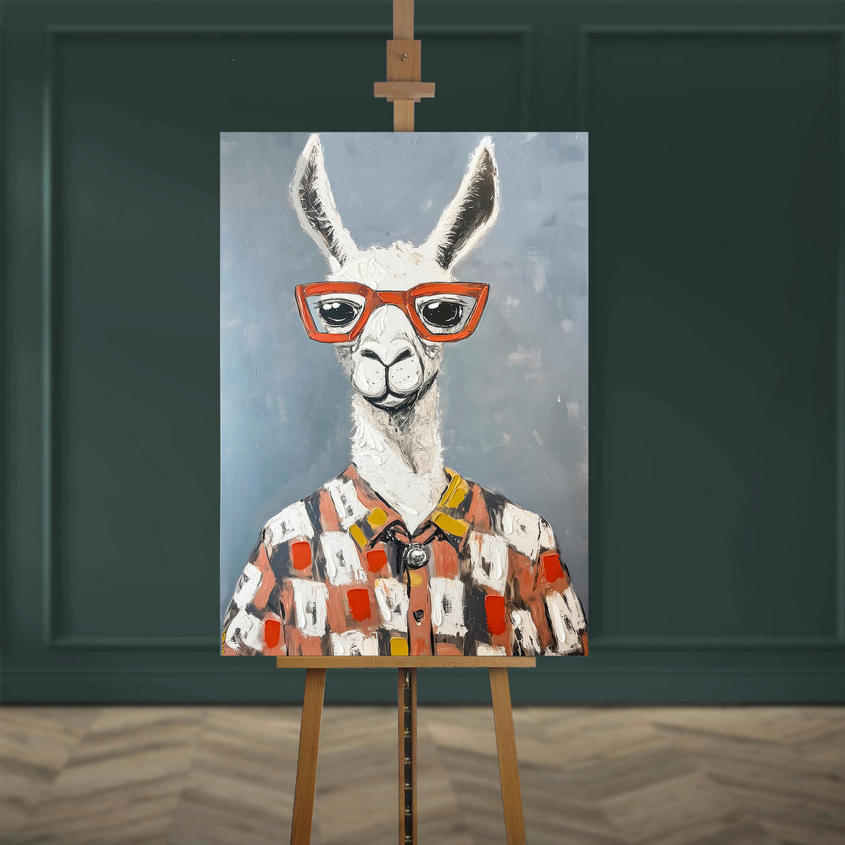 LEINWANDBILD Tiere 70/100 cm  - Multicolor, Basics, Holz/Textil (70/100cm)