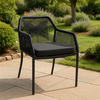 STAPELSTUHL Aluminium Anthrazit  - Anthrazit/Schwarz, MODERN, Kunststoff/Textil (56/81/61cm) - Ambia Garden