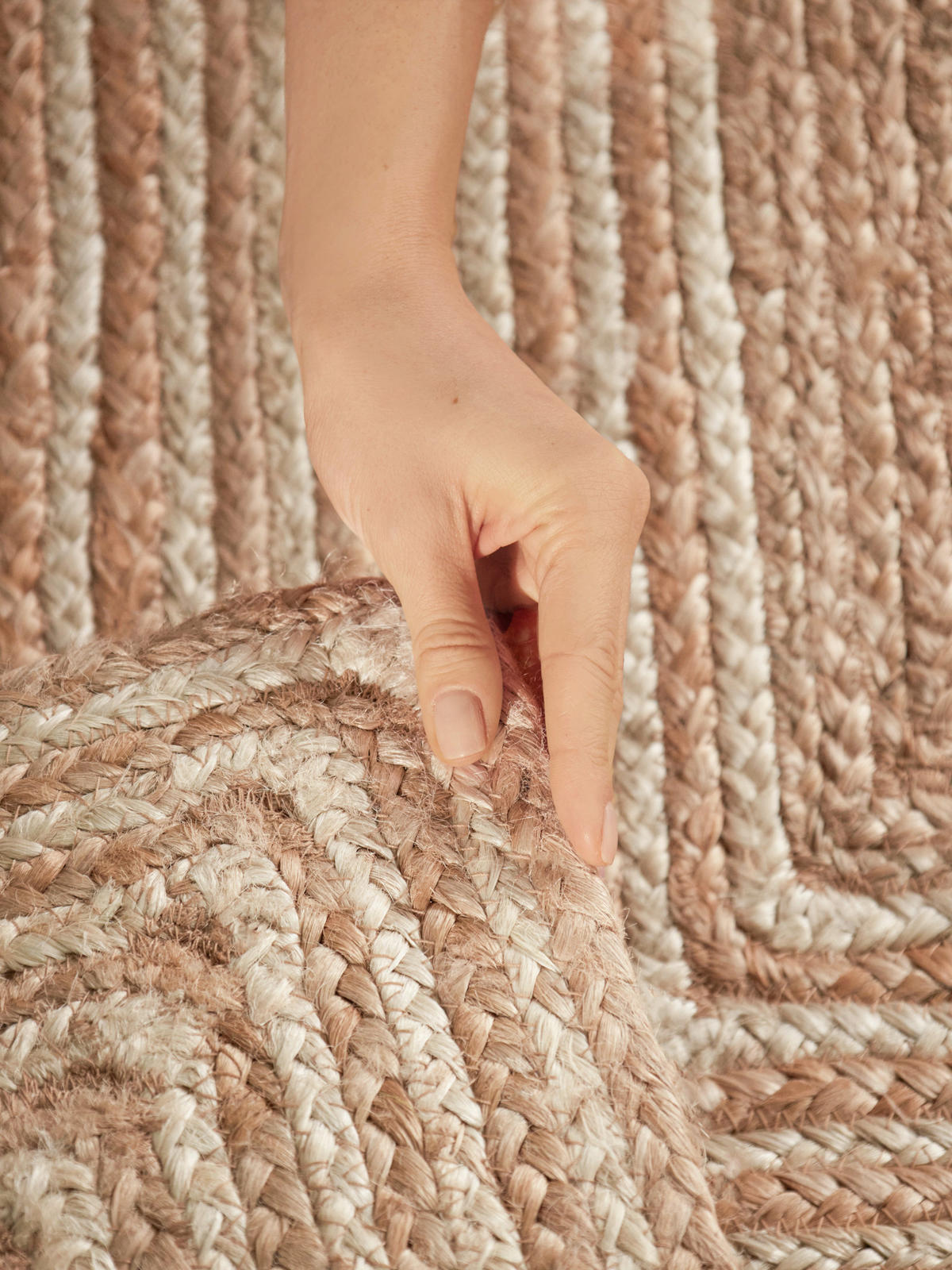 JUTETEPPICH 200/300 cm Juno Creme, Goldbraun rechteckig  - Goldbraun/Creme, Natur, Textil (200/300cm) - Hanse Home