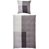 WENDEBETTWÄSCHE Satin 135/200 cm  - Anthrazit/Creme, Design, Textil (135/200cm) - Schöner Wohnen
