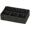 ORGANIZÉR černá - černá, Basics, plast (26/6,5/17cm)