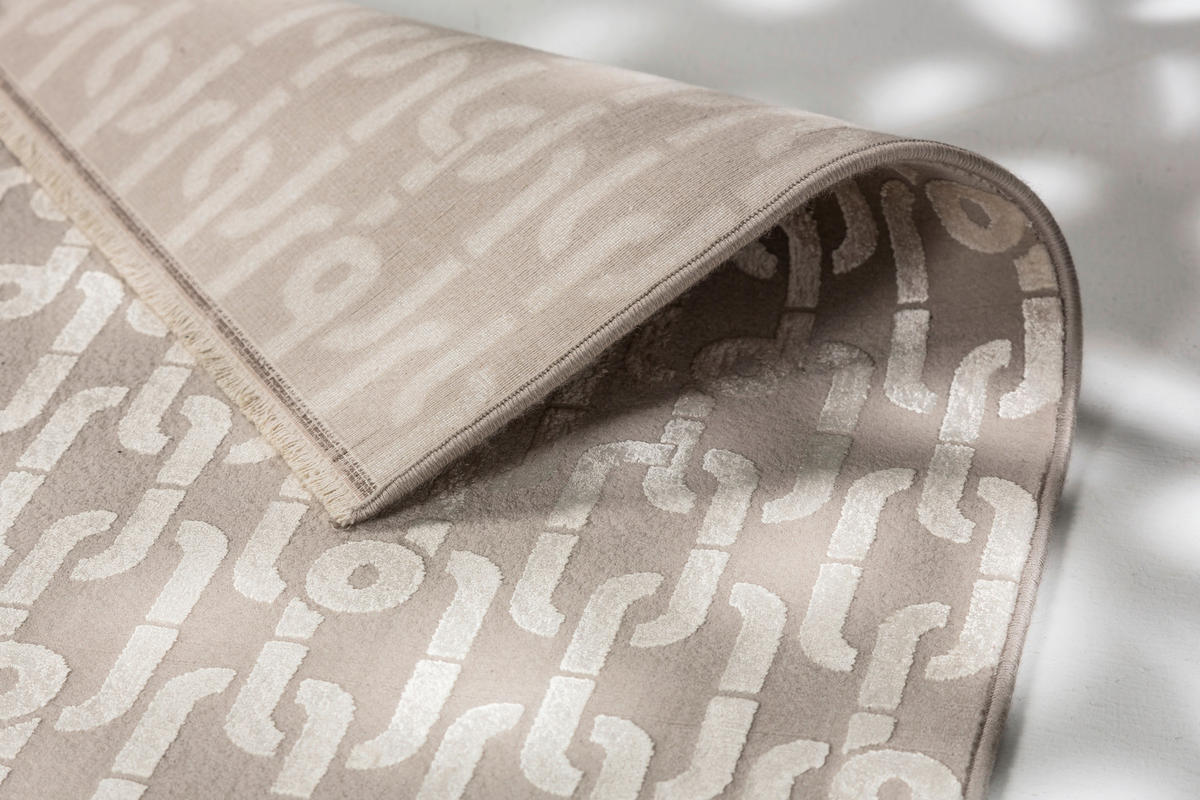 WEBTEPPICH 140/200 cm Chains Creme  - Creme, Design, Textil (140/200cm) - Joop!