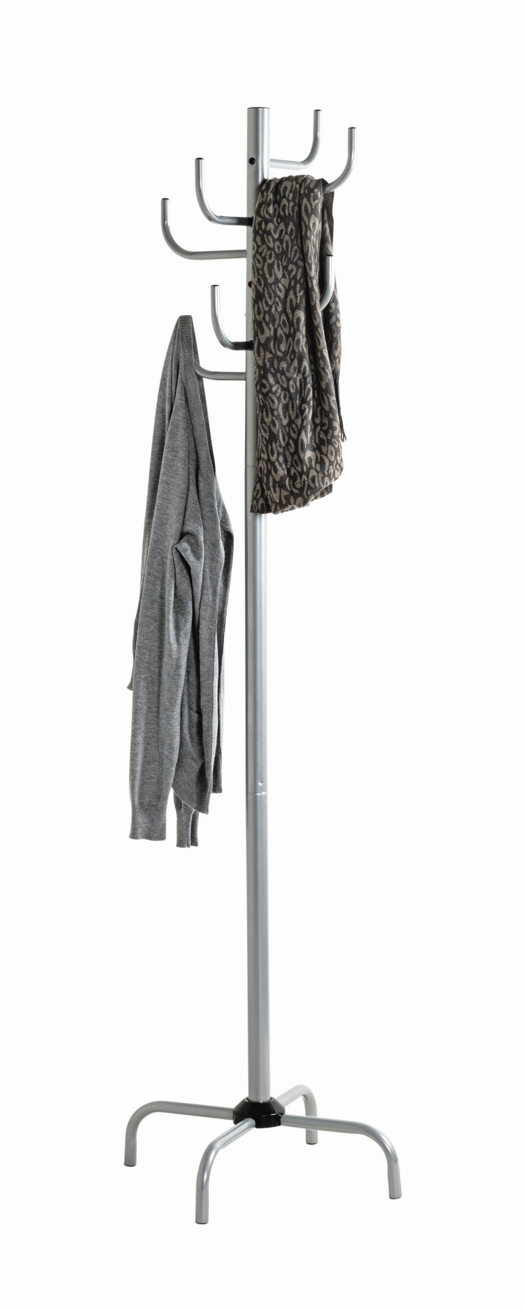 KLEIDERSTÄNDER in Alufarben 37/180/37 cm   - Alufarben, Basics, Metall (37/180/37cm) - Boxxx