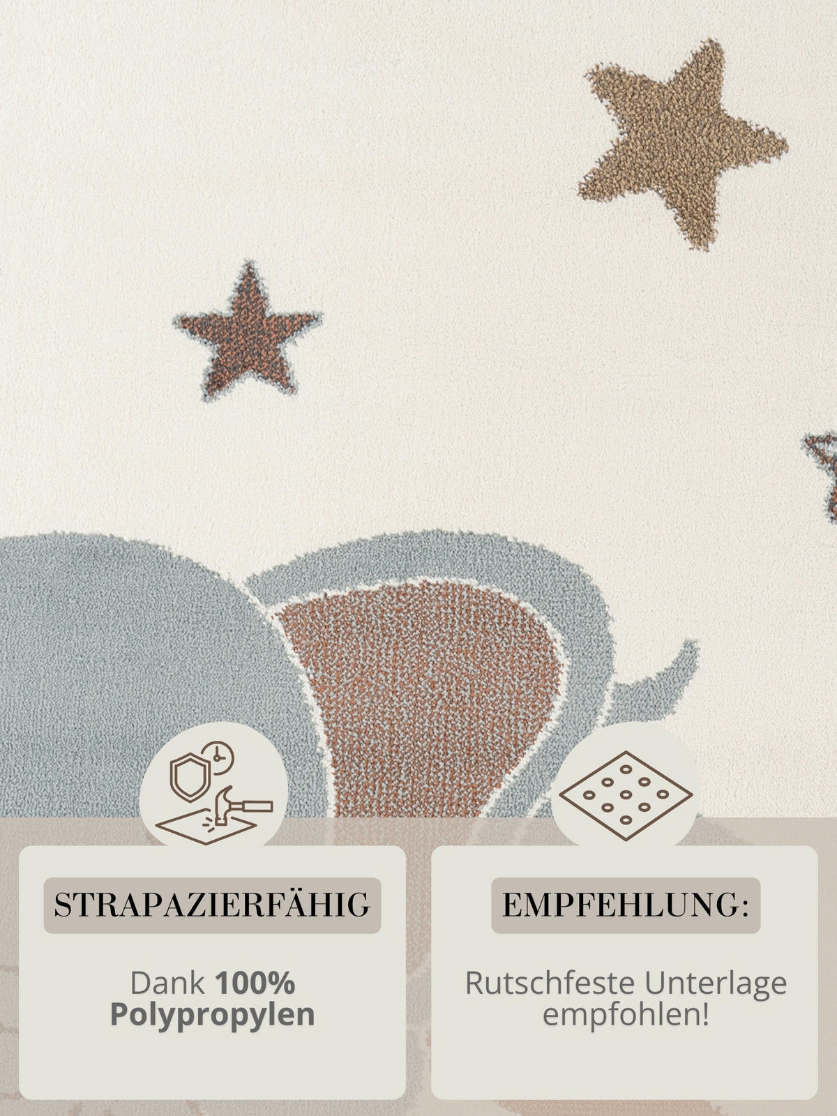 KINDERTEPPICH 120/170 cm Adventures  - Multicolor/Creme, Design, Kunststoff/Textil (120/170cm) - Ted Baker