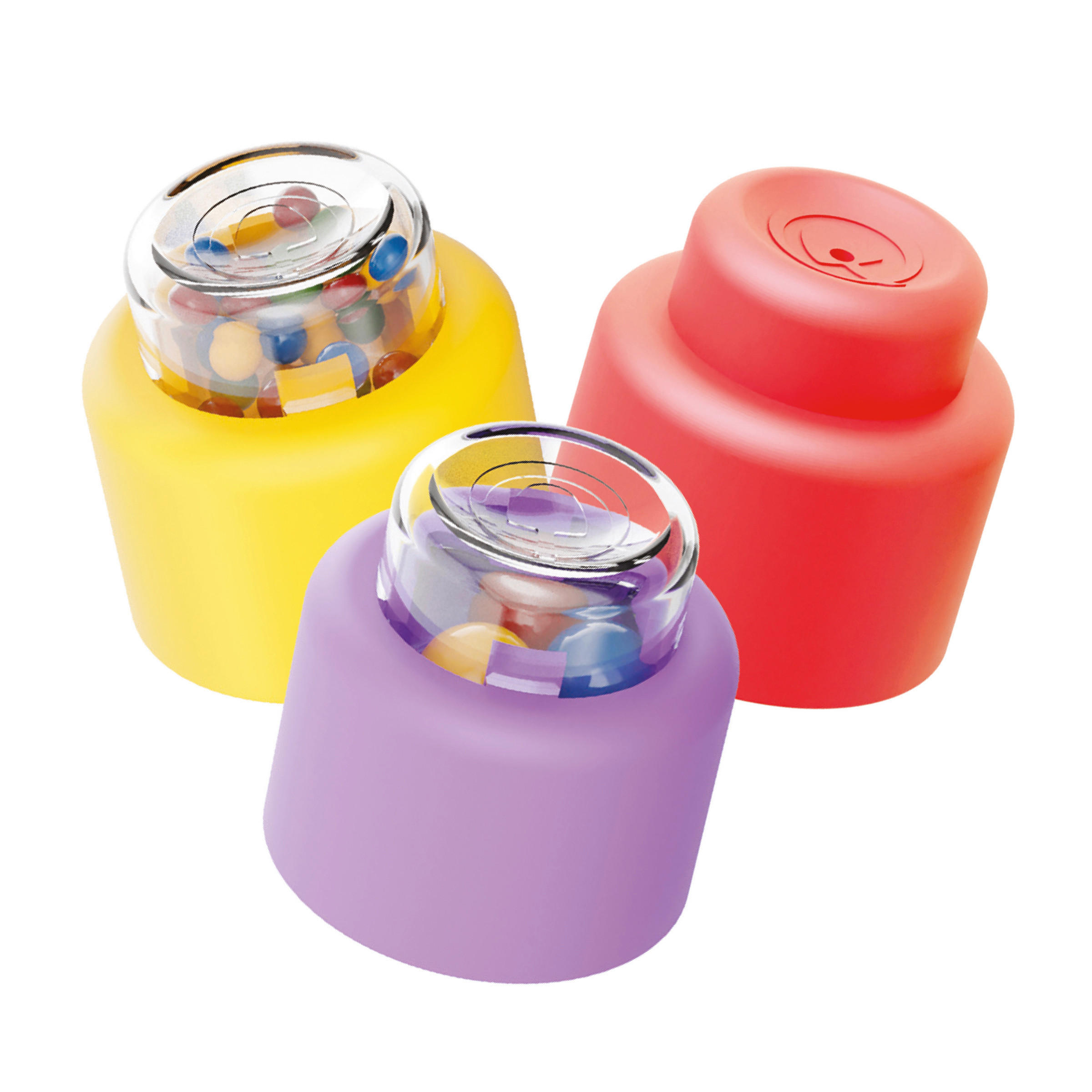 BAUSTEINE  - Multicolor, Basics, Kunststoff (30,5/30,5/7cm)