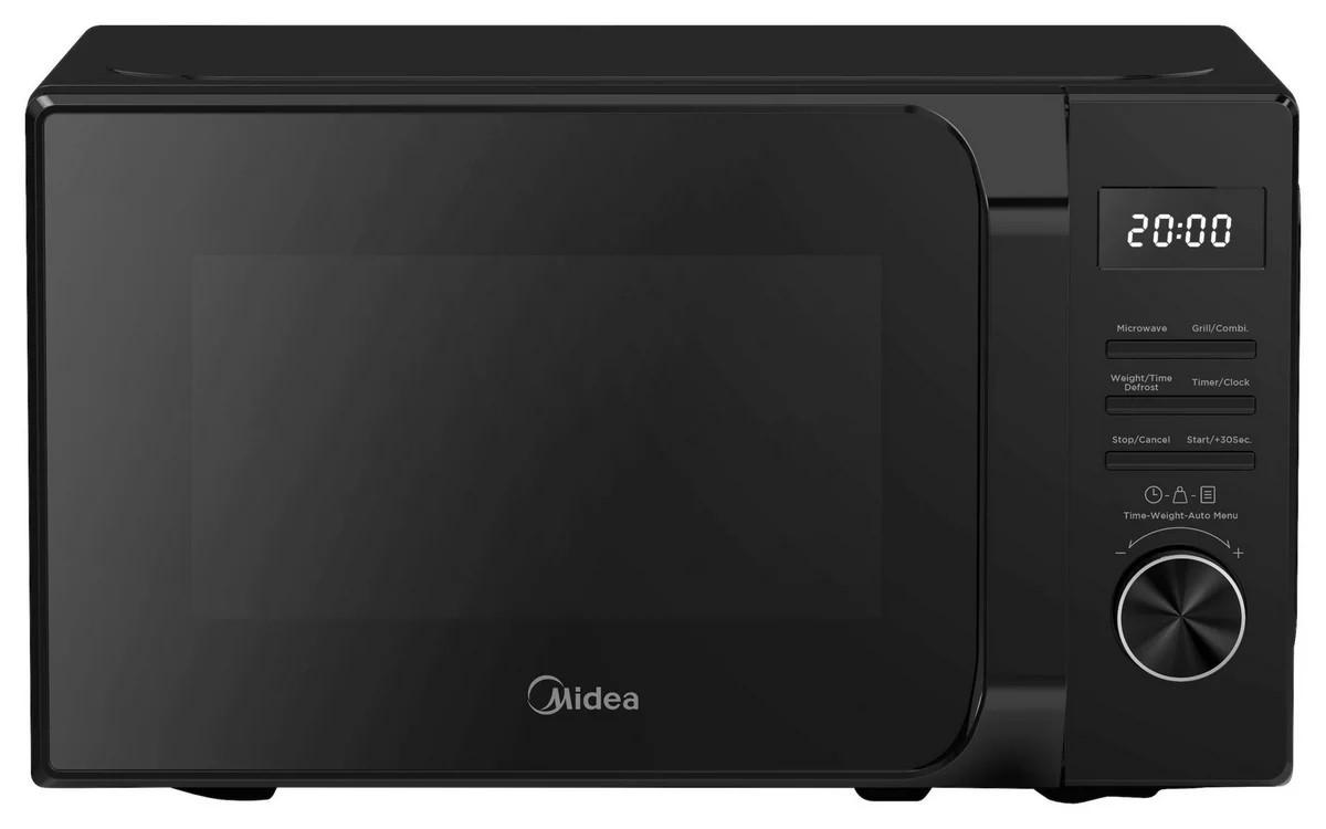 MIKROWELLE AG20CF2EBK  - Schwarz, Basics, Metall (35,8/44/25,8cm) - Midea