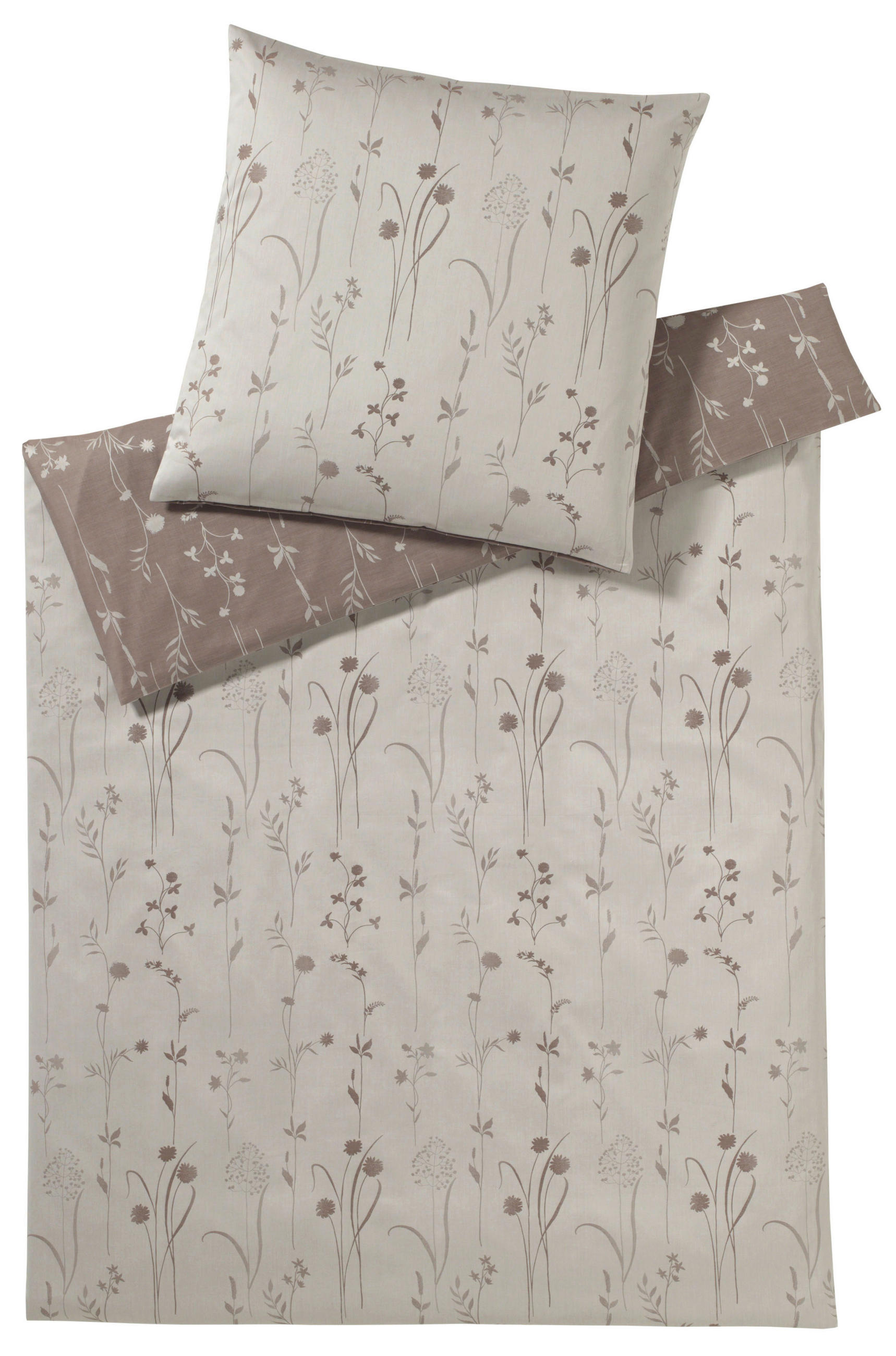 POSTELJNINA PROVENCE 200/200 cm žakar rdečerjava  - rdečerjava, Konvencionalno, tekstil (200/200cm) - Elegante