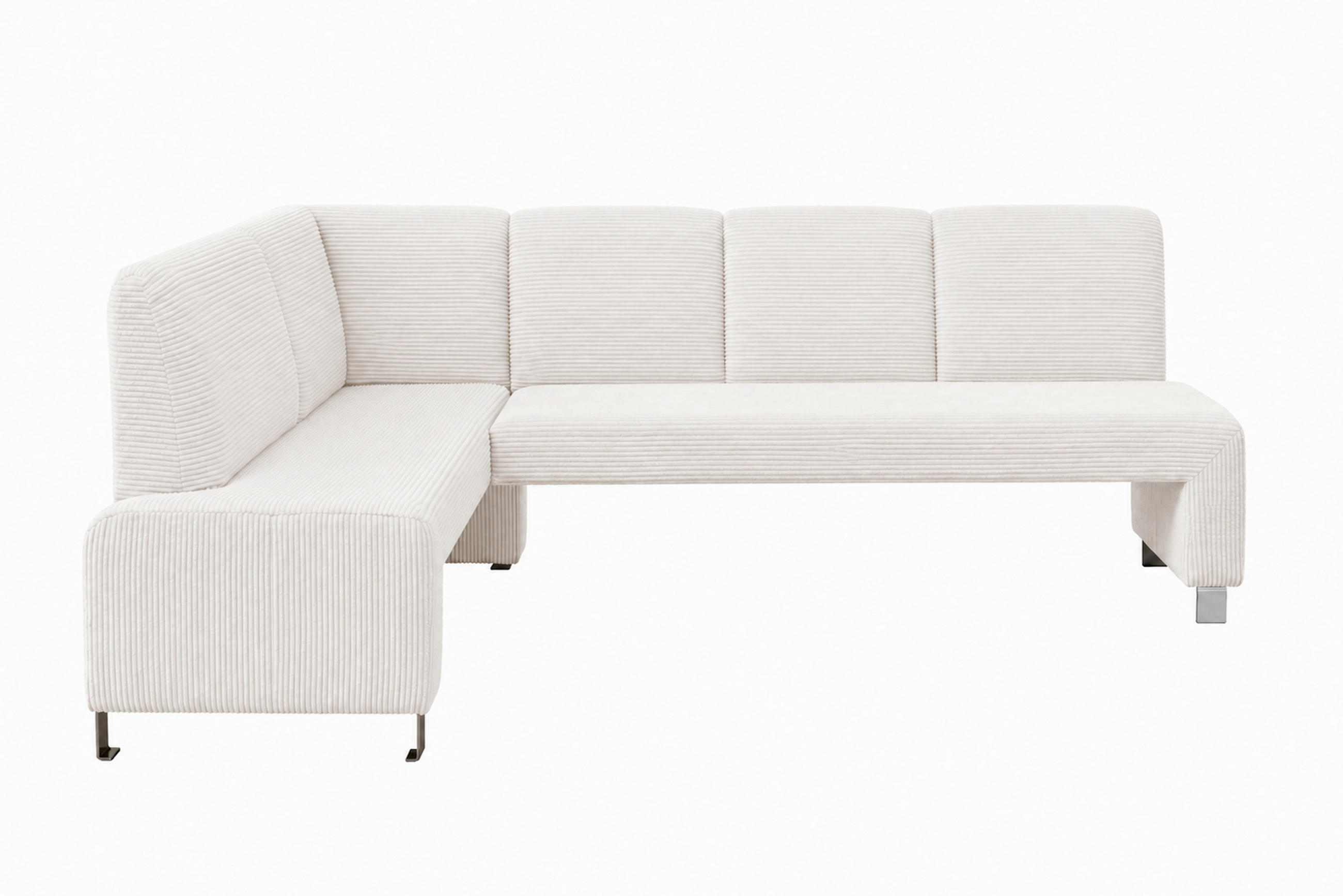 UGAONA KLUPA  bež   - bež/srebrna, Moderno, drvo/tekstil (243/158cm) - Livetastic