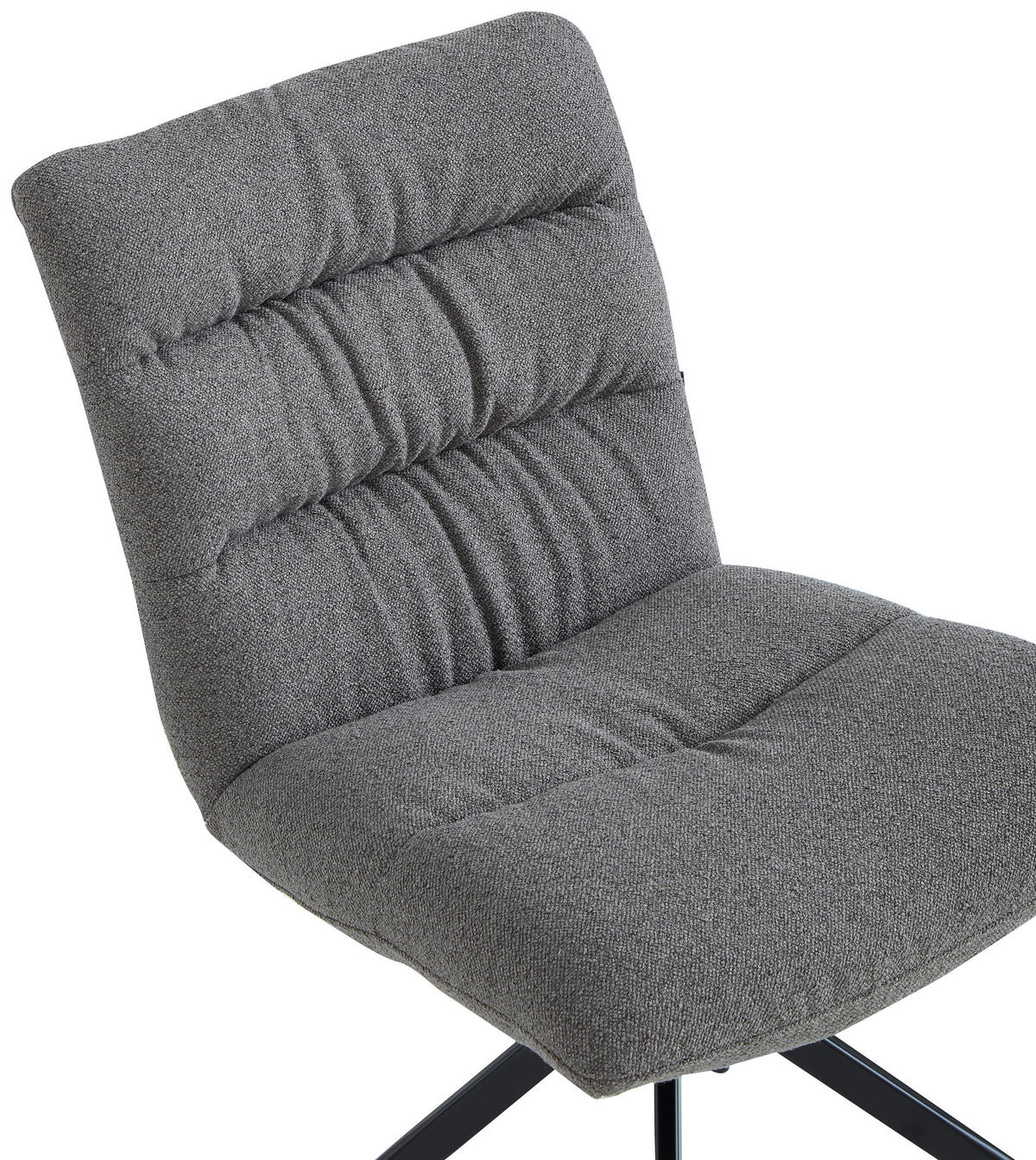 STUHL - Schwarz/Cappuccino, Design, Textil/Metall (51/86/64cm) - Dieter Knoll