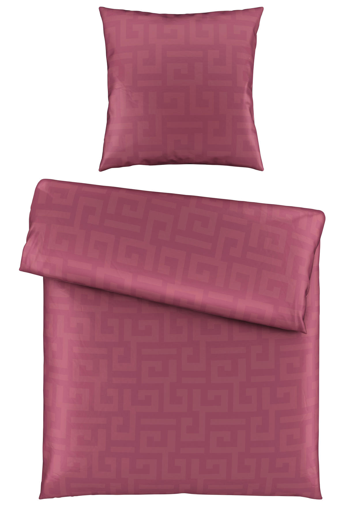 WENDEBETTWÄSCHE Mila Satin 135/200 cm  - Lila, Basics, Textil (135/200cm) - Bio:Vio