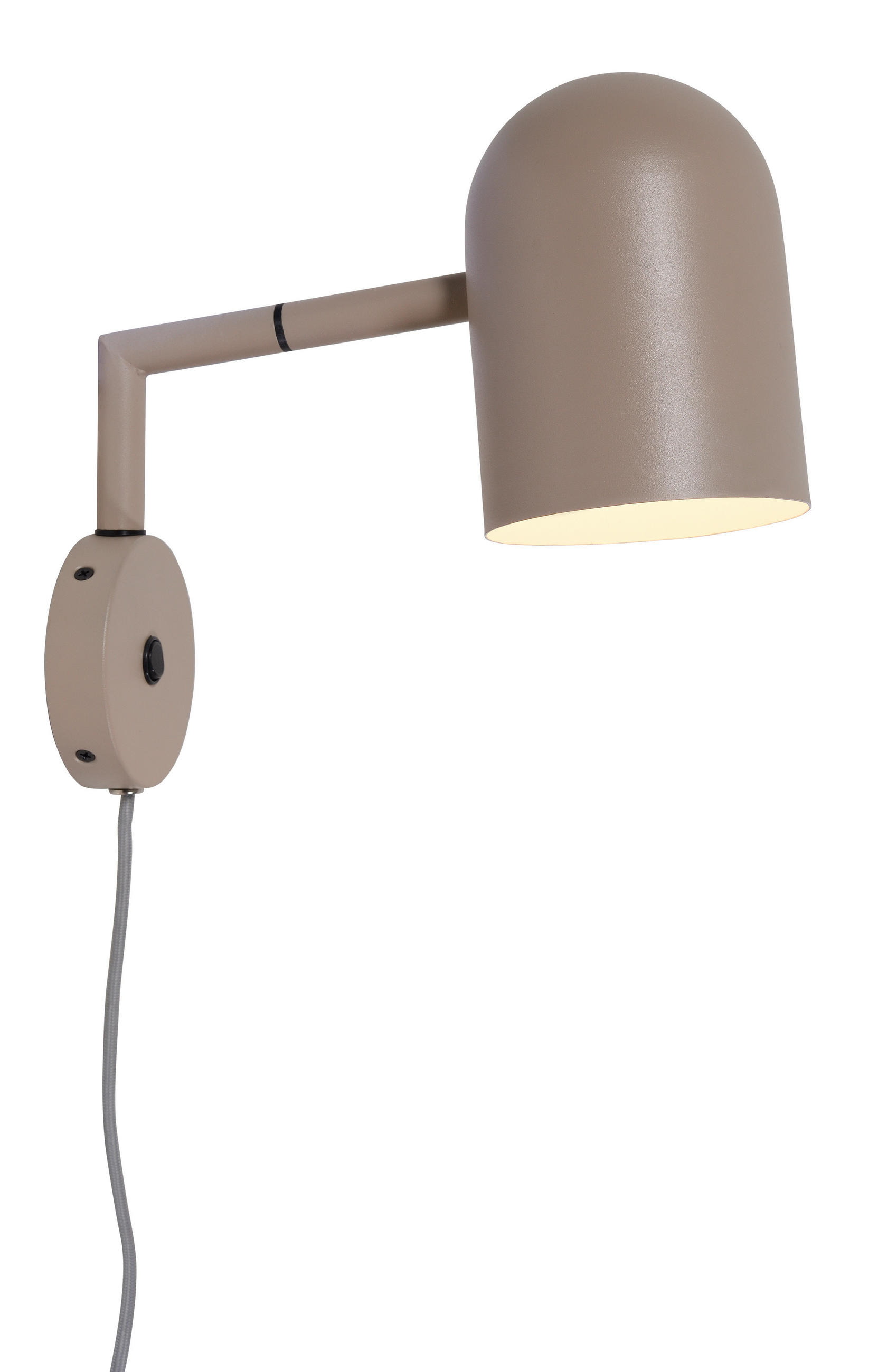 WANDLEUCHTE Marseille 33/15/33 cm - Sandfarben, Design, Metall (33/15/33cm) - It's about Romi
