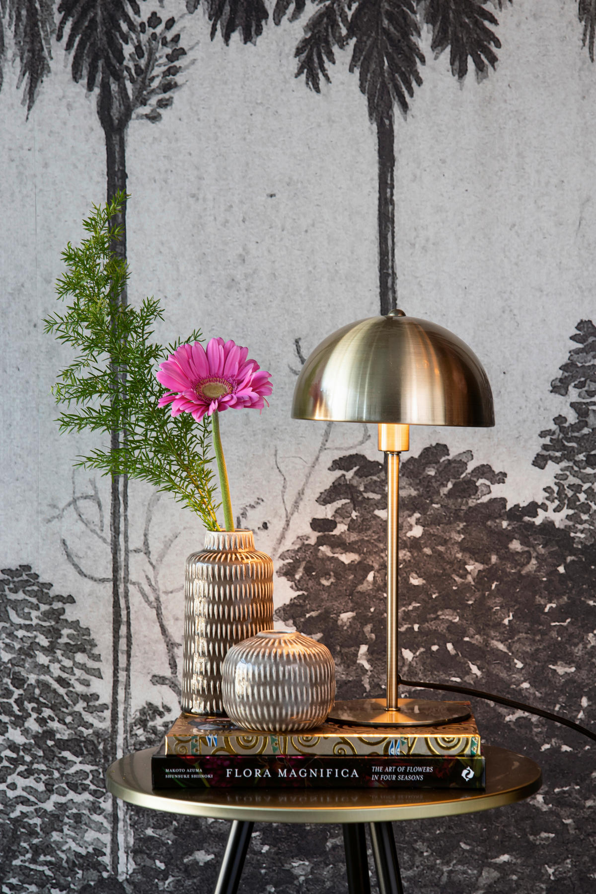 TISCHLEUCHTE 20/39 cm  - Goldfarben, Trend, Metall (20/39cm) - Leitmotiv