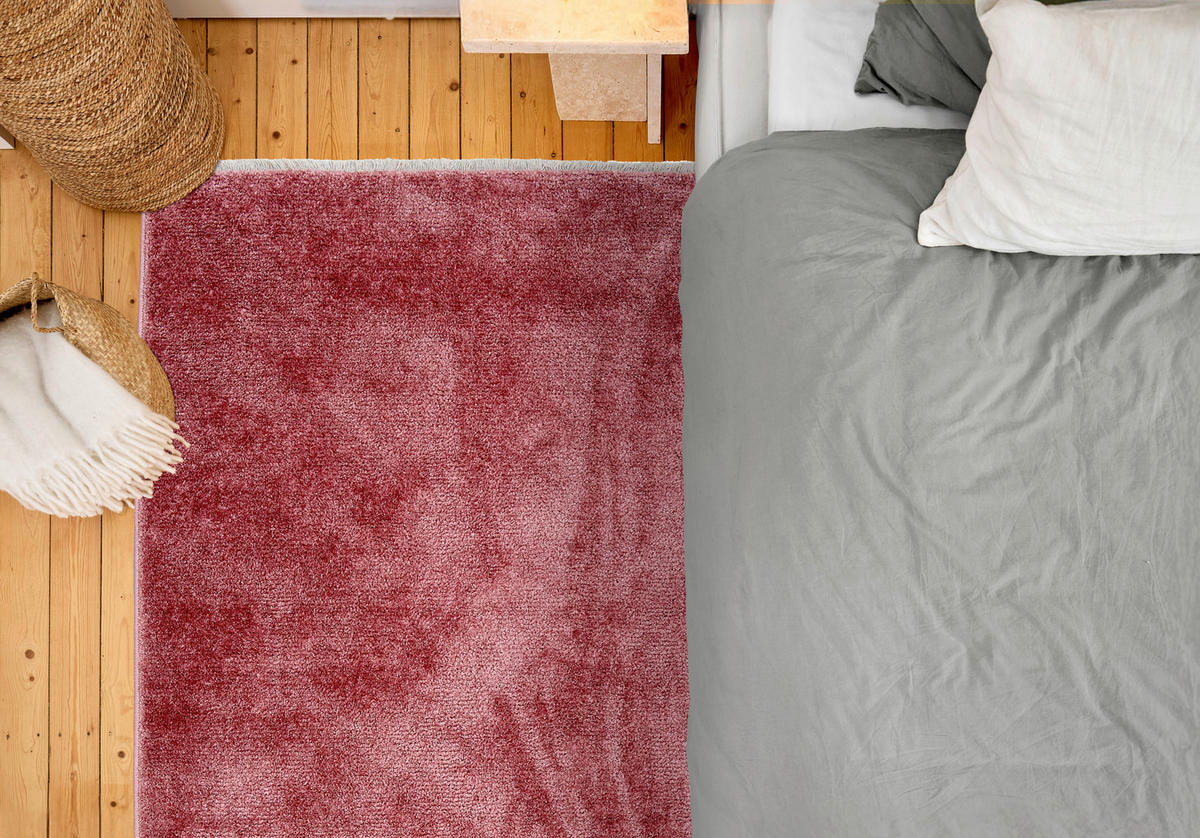 WEBTEPPICH  Wohnzimmer 80/150 cm Stevie Altrosa rechteckig  - Altrosa, Basics, Kunststoff (80/150cm) - Astra