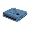 PLAID Honeybee 130/180 cm  - Blau, Basics, Textil (130/180cm) - Zoeppritz