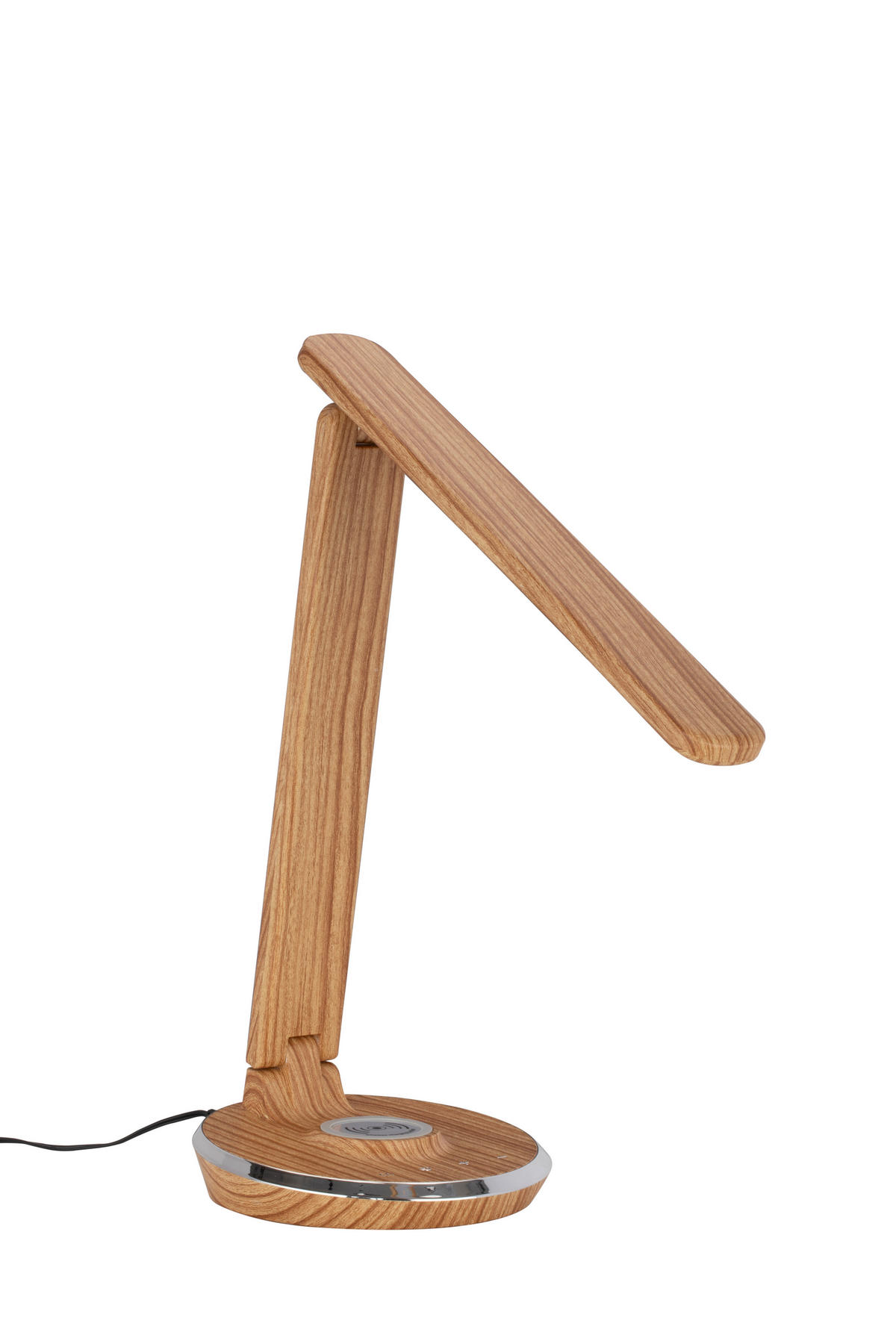 LAMPA NA PÍSACÍ STÔL, dotykový stmievač, 28/16/48,8 cm - farba duba, Konventionell, plast (28/16/48,8cm) - Novel