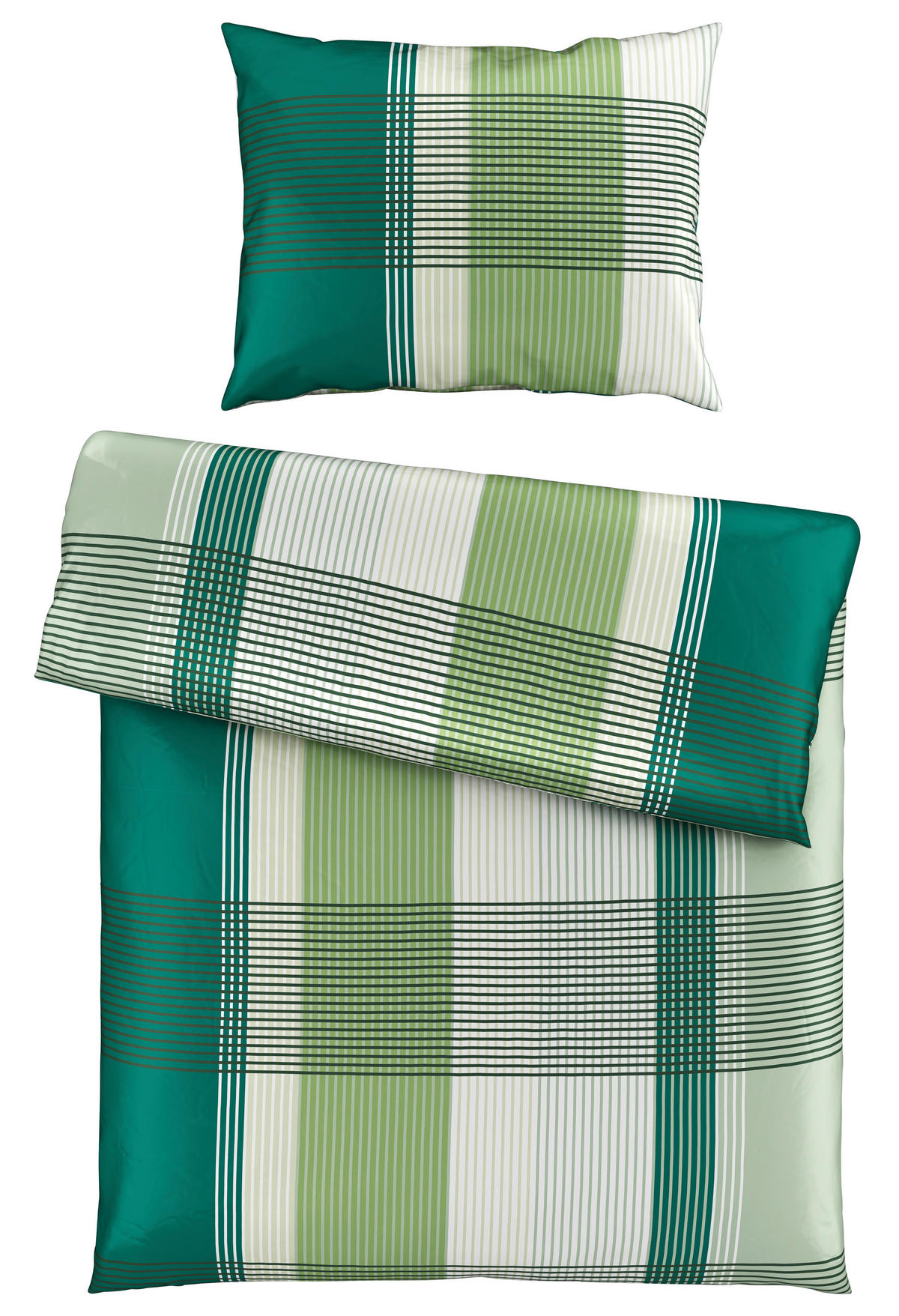 ÁGYNEMŰHUZAT-GARNITÚRA 140/200 cm  - zöld, Konventionell, textil (140/200cm) - Boxxx