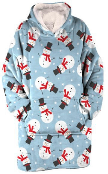 PONCHO 87/70 cm    - Multicolor, Basics, Textil (87/70cm) - X-Mas