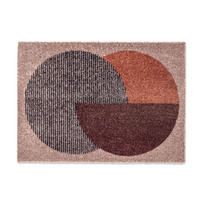 FUSSMATTE - Beige/Terracotta, Konventionell, Textil (67/100cm) - Schöner Wohnen Teppi
