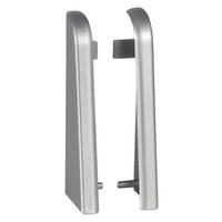 KONCOVKA PODSTAVCOVÉ LIŠTY  (za kus)  barvy stříbra - barvy stříbra, Basics, plast (-/2.02/5.92cm) - Esposa